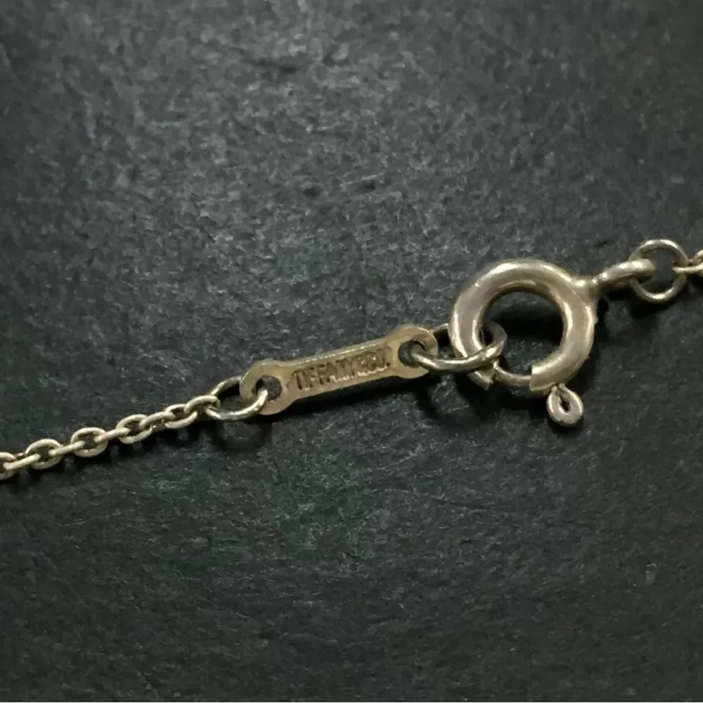 TIFFANY & CO. Silver 925 Paloma Picasso X Pendant Necklace - Picture 9 of 9